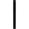 Ekena Millwork Traditional Wrought Iron Bracket, (Single center brace), Antiqued Bronze 1 1/2"W x 12"D x 15"H BKTM01X12X15STRABZ - alternate 4